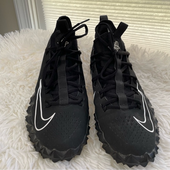 nike alpha huarache 6 elite turf lax black